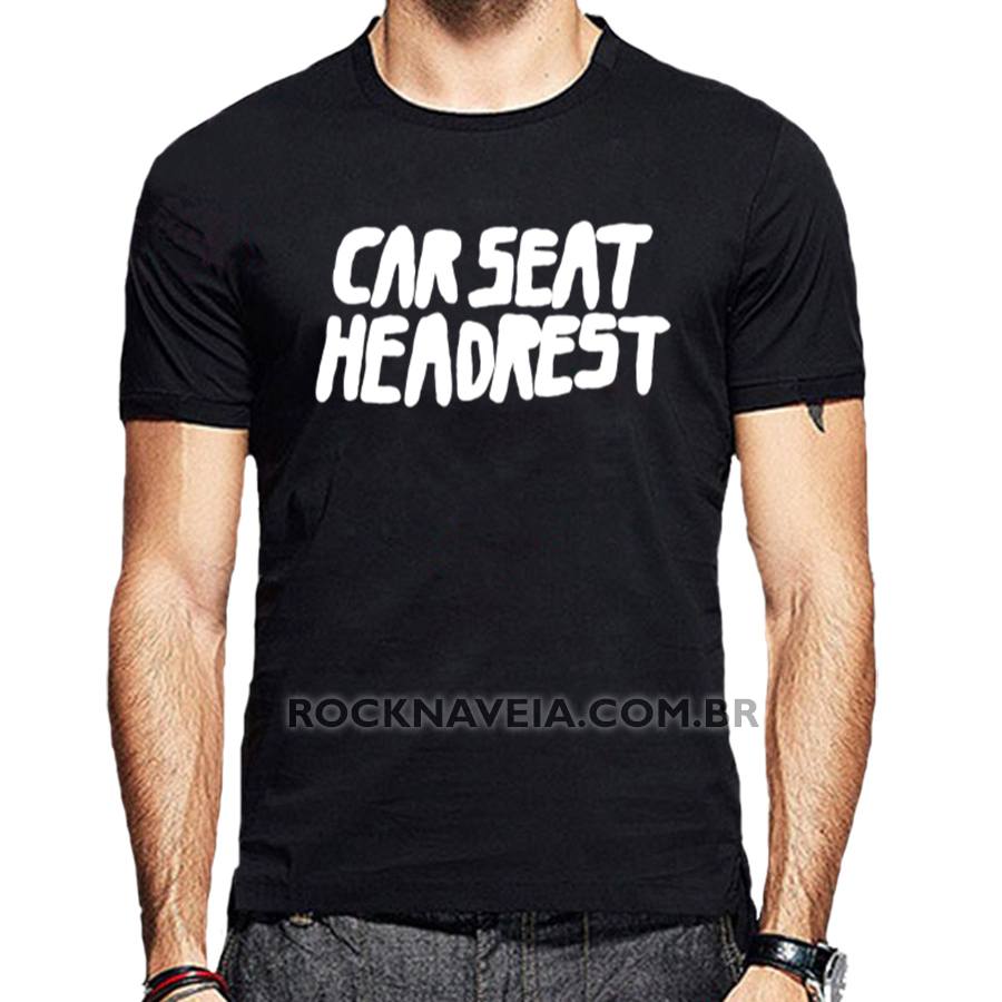 Camiseta masculina Car Seat Headrest versão 2 ESTAMPARIA ROCK NA VEIA