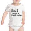 Body infantil heavy metal death metal black metal - Image 2