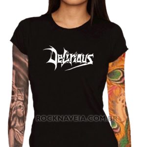 Camiseta feminina baby look Delirious