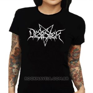 Camiseta Feminina Baby Look Desaster