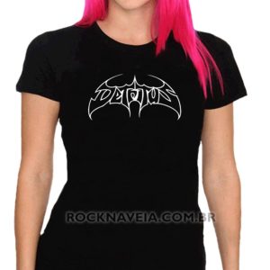 Camiseta feminina baby look Detritus