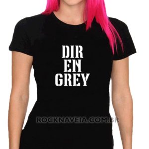 Camiseta feminina baby look direngrey