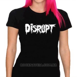 Camiseta Feminina Baby Look Disrupt