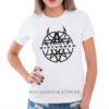 Camiseta Feminina Baby Look Disturbed - Imagem 2