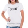 Camiseta Feminina Baby Look Doom - Imagem 2