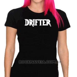 Camiseta feminina baby look Drifter