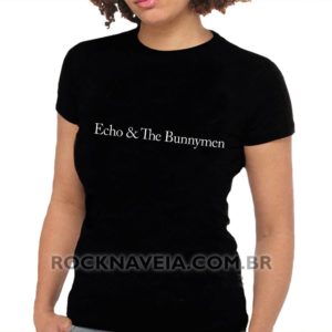 Camiseta Feminina Baby Look Echo And The Bunnymen (Versão 3)