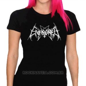 Camiseta Feminina Baby Look Enthroned