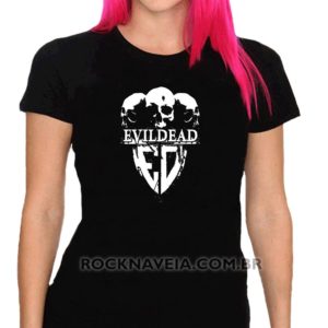 Camiseta feminina baby look Evildead