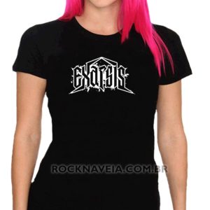 Camiseta feminina baby look EXARSIS