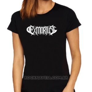 Camiseta feminina baby look Exmortus