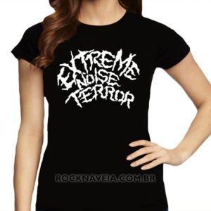 Camiseta Feminina Baby Look Extreme Noise Terror
