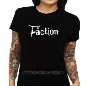 Camiseta Feminina Baby Look Faction