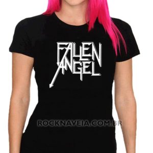 Camiseta feminina baby look Fallen Angel
