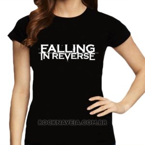 Camiseta feminina baby look Falling In Reverse
