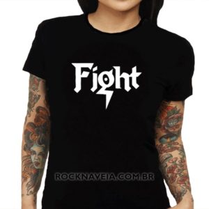 Camiseta Feminina Baby Look Fight