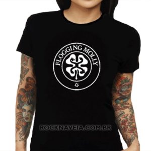 Camiseta Feminina Baby Look Flogging Molly