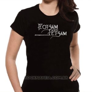 Camiseta Feminina Baby Look Flotsam and Jetsam