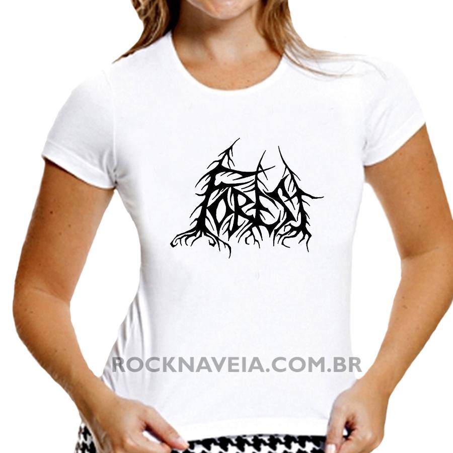 Camiseta feminina baby look forest - Imagem 2