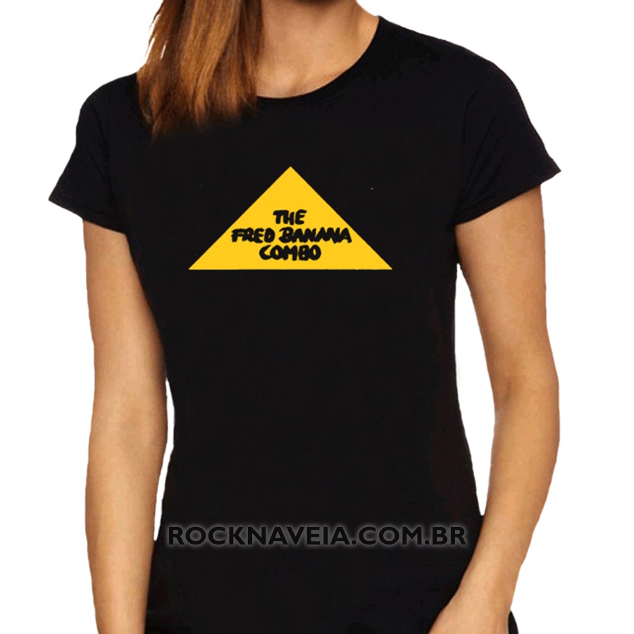 Camiseta Feminina Baby Look Fred Banana Combo