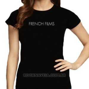 Camiseta Feminina Baby Look French films