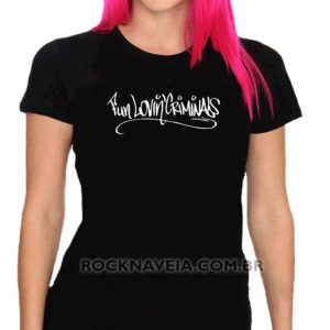 Camiseta feminina baby look Fun Lovin' Criminals