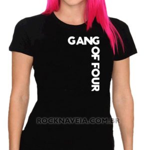 Camiseta feminina baby look gang of four
