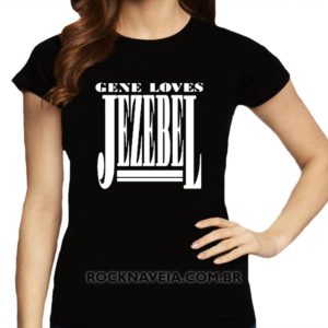 Camiseta Feminina Baby Look Gene loves Jezebel