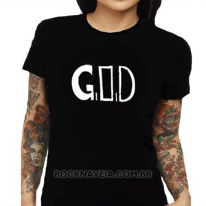 Camiseta Feminina Baby Look God
