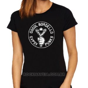 Camiseta Feminina Baby Look Gogol Bordello