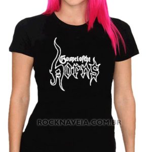 Camiseta feminina baby look Gospel of the Horns
