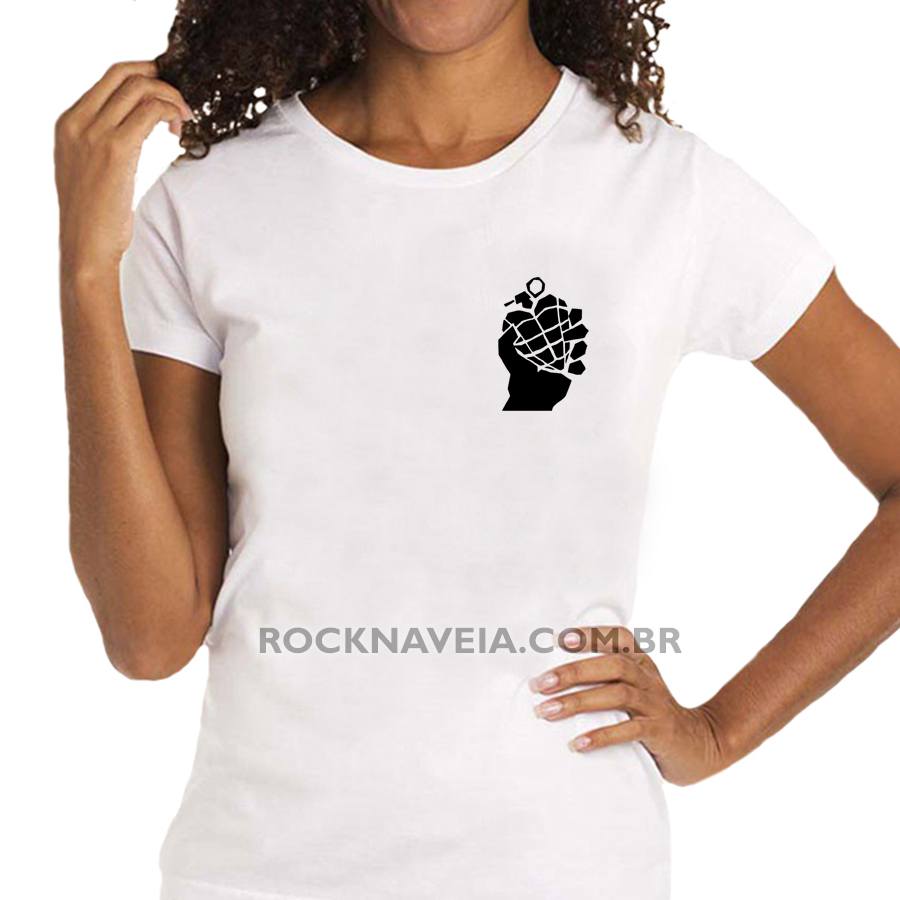 Camiseta Feminina Baby Look Green Day Símbolo - Imagem 2