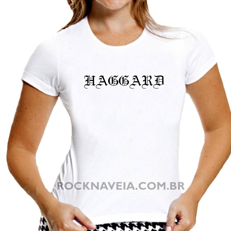 Camiseta feminina baby look haggard - Imagem 2