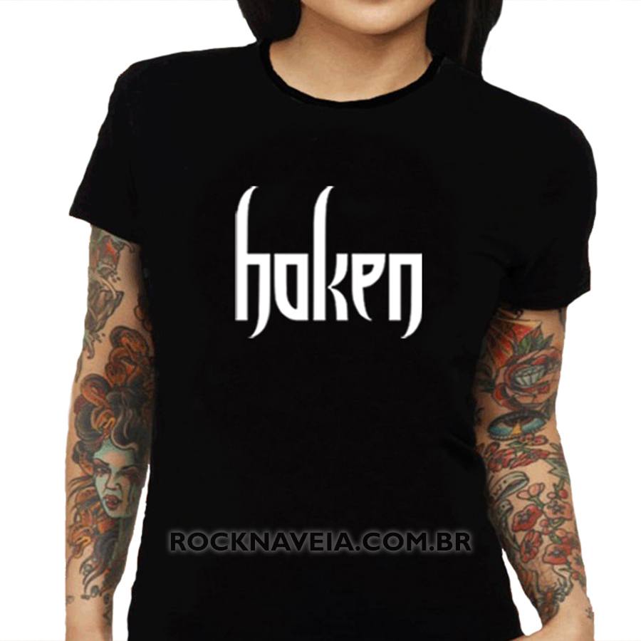 Camiseta Feminina Baby Look Haken