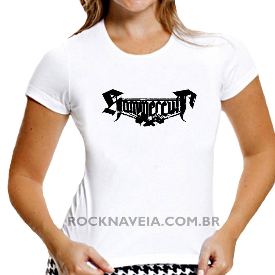 Camiseta feminina baby look Hammercult - Imagem 2