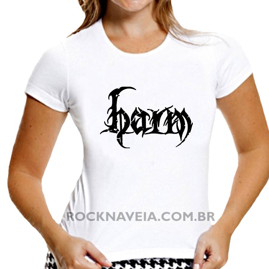 Camiseta feminina baby look Harm - Imagem 2