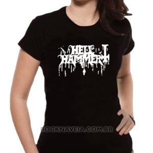 Camiseta Feminina Baby Look Hellhammer