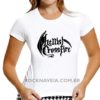 Camiseta feminina baby look Hellish Crossfire - Imagem 2