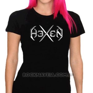 Camiseta feminina baby look HeXeN