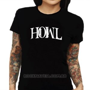 Camiseta Feminina Baby Look Howl