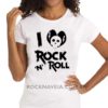 Camiseta feminina baby look I Love Rock n' Roll - Imagem 2