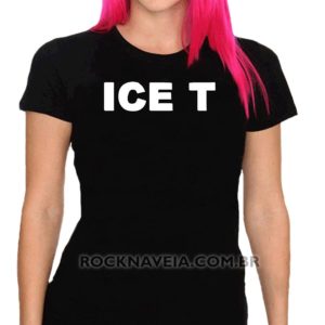 Camiseta feminina baby look ice t