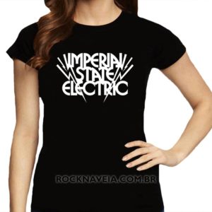 Camiseta Feminina Baby Look Imperial State Electric