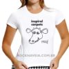 Camiseta feminina baby look inspiral carpets - Imagem 2