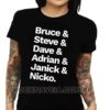 Kit Camiseta feminina baby look Iron Maiden - Imagem 6
