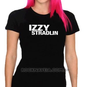Camiseta feminina baby look Izzy Stradlin