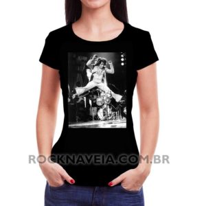 Camiseta Feminina Baby Look James Brown Foto