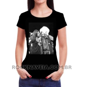 Camiseta Feminina Baby Look Janis Joplin e Tina Turner Foto
