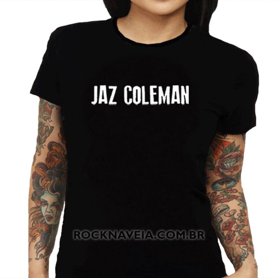 Camiseta Feminina Baby Look Jaz Coleman