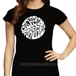 Camiseta Feminina Baby Look Jefferson Airplane